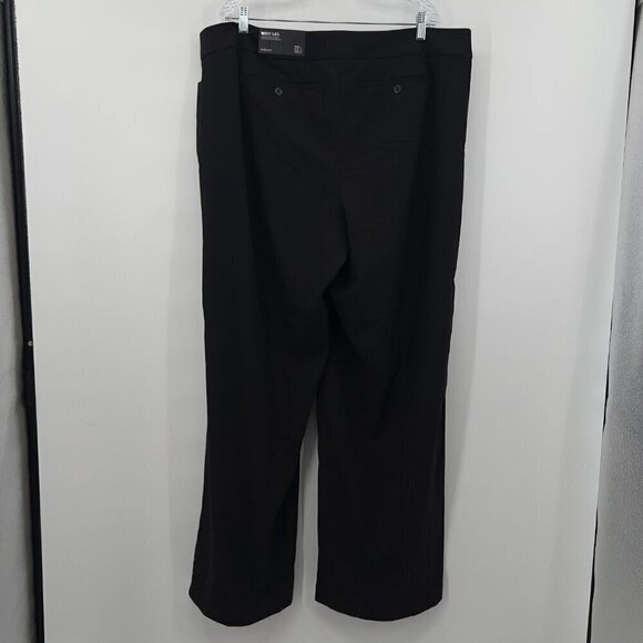 Lane Bryant Women's Plus Wide Leg Tall Black Pants NWT - Picture 2 of 6